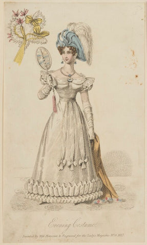 'Evening Costume invented by Miss Pierpoint', May 1827 NPG D47589