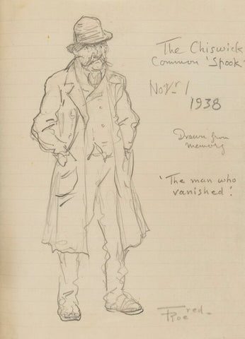 'The Chiswick Common 'Spook' (Unknown man) NPG D43250