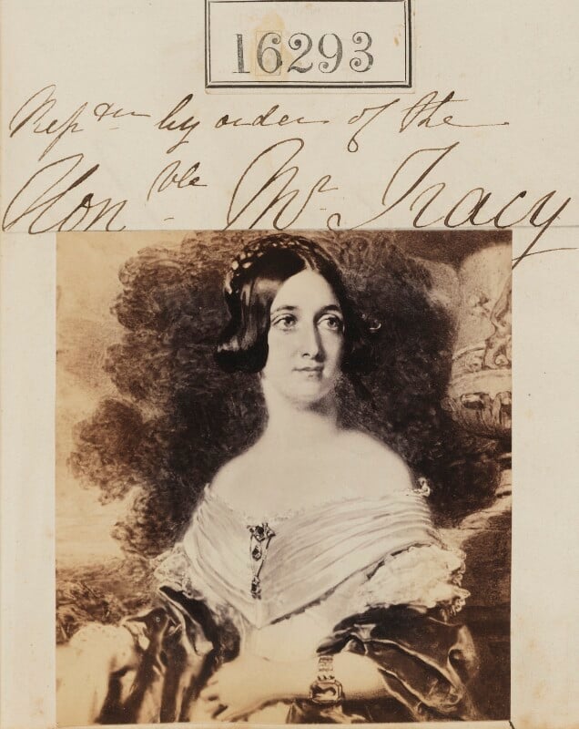 Unknown woman ('reproduction by order of the hon mr tracy') npg ax64208