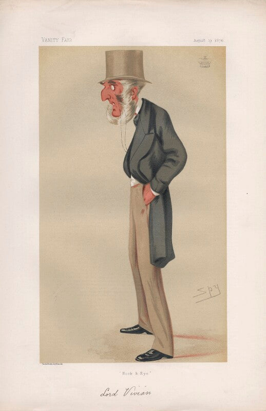Charles crespigny vivian, 2nd baron vivian ('statesmen. no. 232.') npg d43758