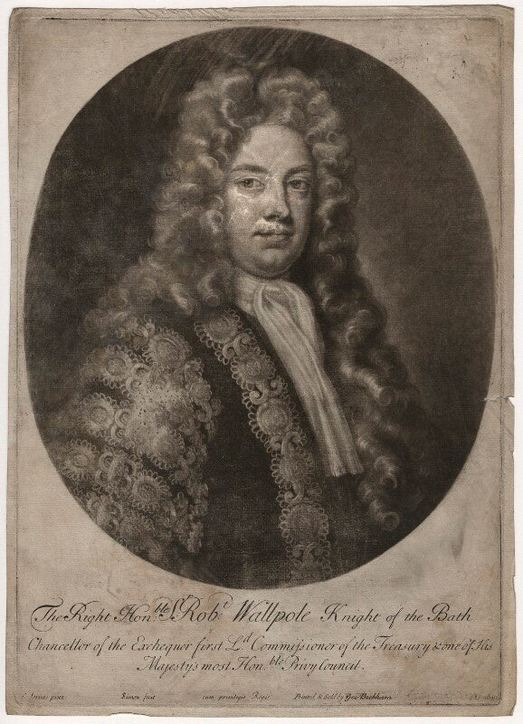 Robert walpole, 1st earl of orford npg d3761