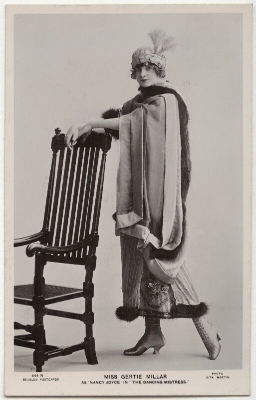Gertie millar as nancy joyce in 'the dancing mistress' npg x131566