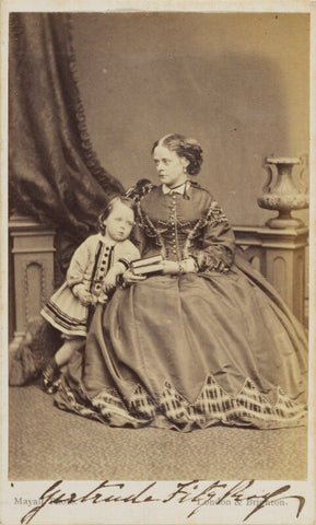 Helen Newton (née Fitzroy); Gertrude Fitzroy (née Duncombe) NPG Ax9724