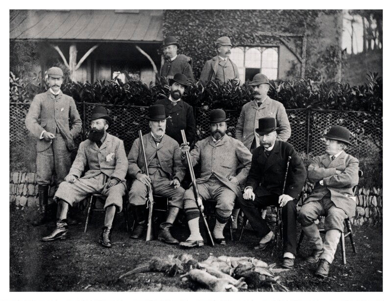 Royal shooting party including king edward vii npg x126074