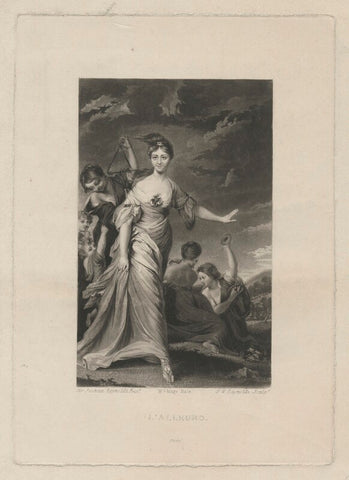 Mary Hale (née Chaloner) as Euphrosyne ('L'Allegro') NPG D35119