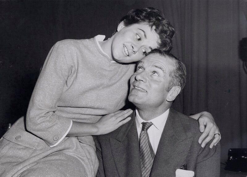 Joan plowright as jean rice and laurence olivier as archie rice in 'the entertainer' npg x194152