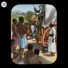 Preaching from a Waggon (David Livingstone) NPG D18387