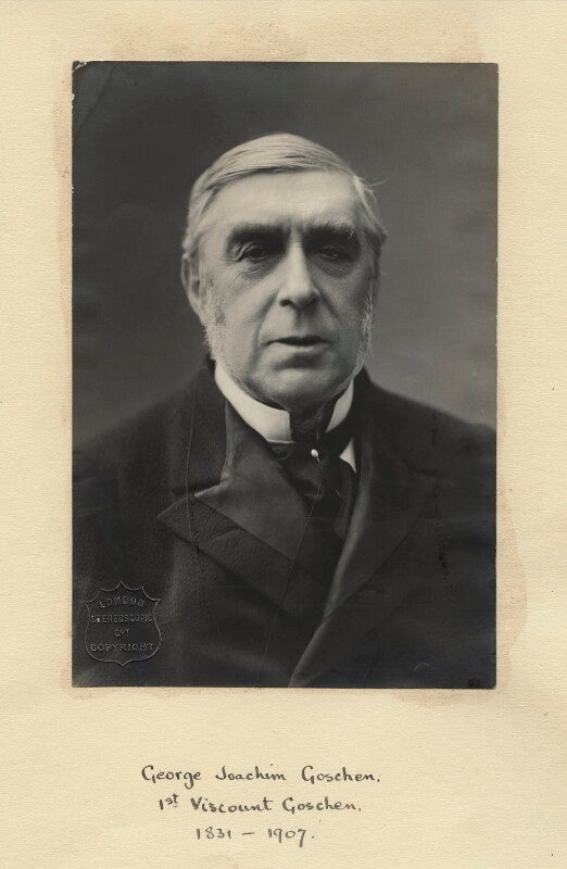 George joachim goschen, 1st viscount goschen npg x12500