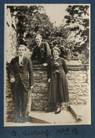 Edmund Blunden; Edward George Downing Liveing; Mary Blunden (née Daines) NPG Ax140773