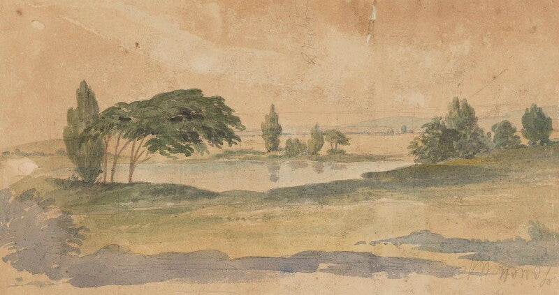 Landscape study npg 5477a