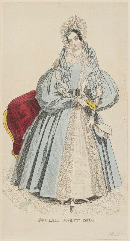 'social party dress', november 1834 npg d47677