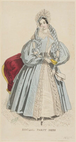 'Social Party Dress', November 1834 NPG D47677