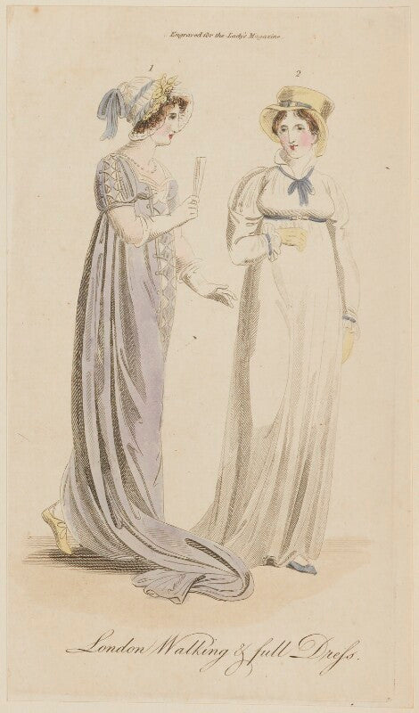 'london walking & full dress', october 1805 npg d47522