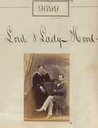 Edith Lydia Drummond (née Ward), Viscountess Hood; Francis Wheler Hood, 4th Viscount Hood NPG Ax59430