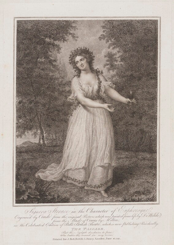 Ann selina storace as euphrosyne in milton's 'comus' npg d7220