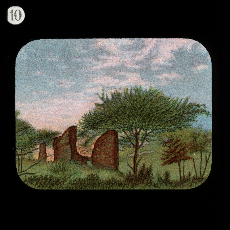 Ruins of house at kolobeng (relates to david livingstone) npg d18383