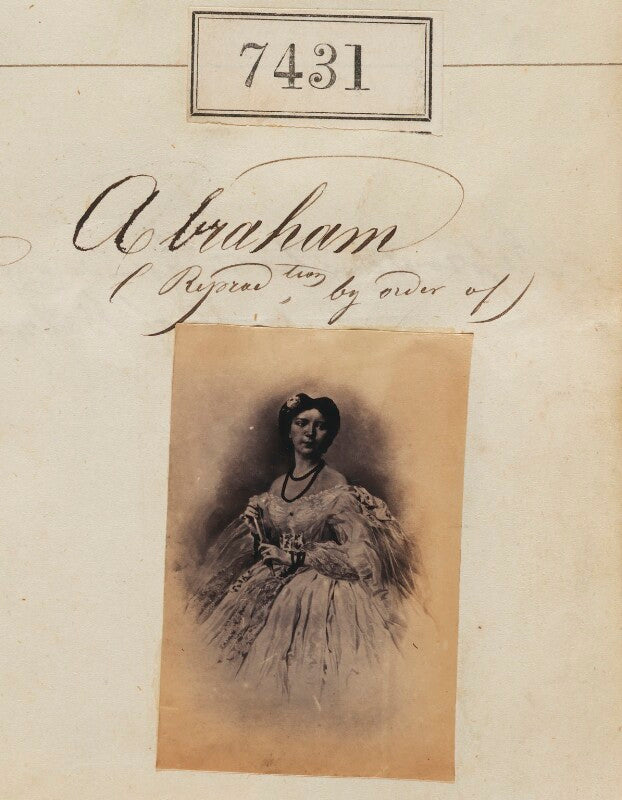 'reproducion by order of abraham' npg ax57334