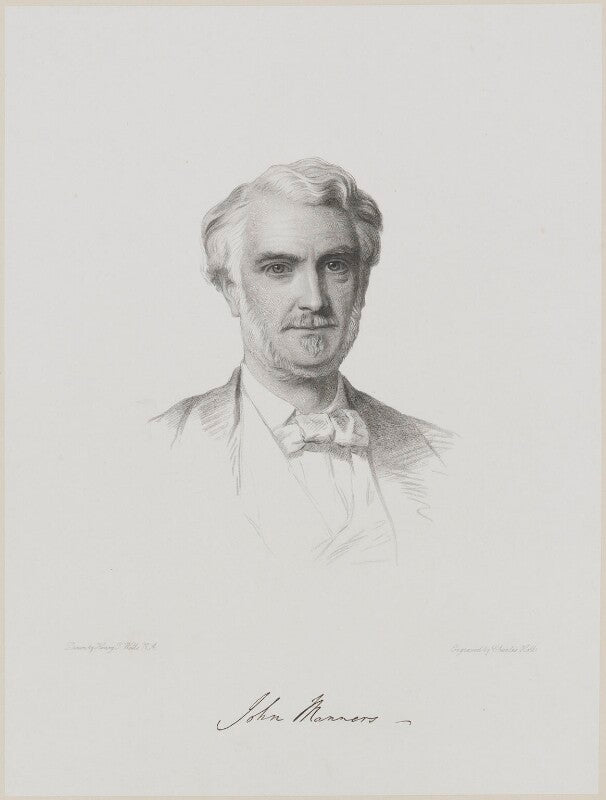 John james robert manners, 7th duke of rutland npg d18075