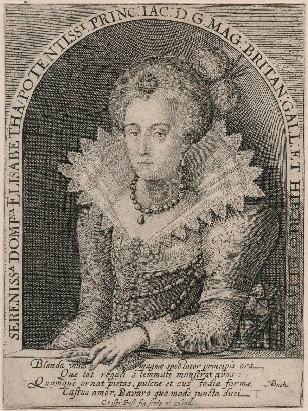 Princess elizabeth, queen of bohemia and electress palatine npg d18127