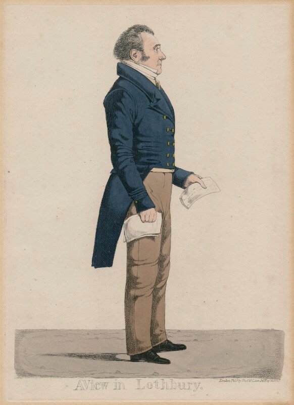 Samuel jones loyd, 1st baron overstone ('a view in lothbury') npg d47093