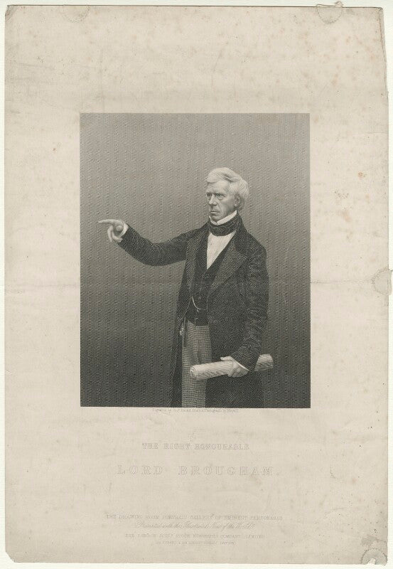 Henry brougham, 1st baron brougham and vaux npg d32207