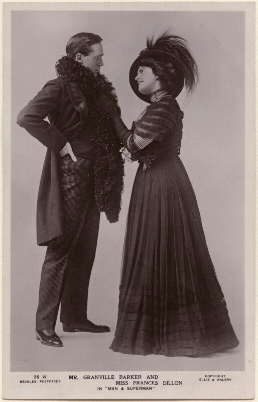 Harley granville barker as jack tanner and frances dillon as ann in 'man and superman' npg x198179