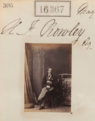 Mr H.F. Rowley NPG Ax64281