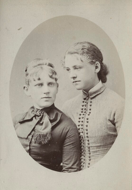 Mary burke; alys whitall russell (née pearsall smith) npg ax160538