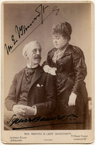Sir Squire Bancroft (né Butterfield); Marie Effie (née Wilton), Lady Bancroft NPG x197246