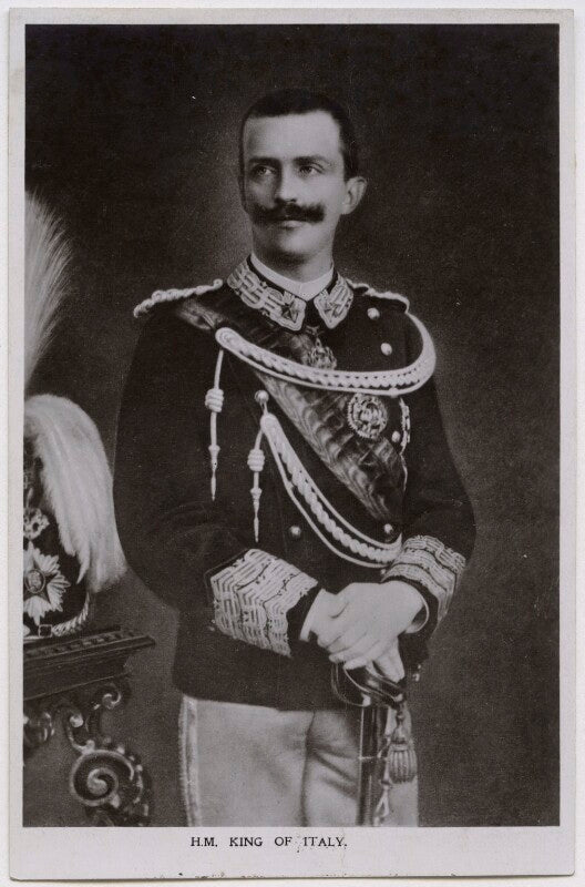 Victor emmanuel iii, king of italy npg x74425