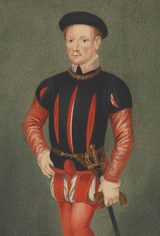 Unknown man, formerly known as Guy Dudley, Earl of Warwick NPG 2491