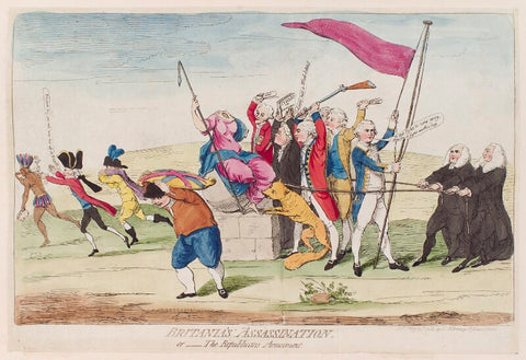 'Britania's assassination. Or the Repulicans amusement' NPG D12305