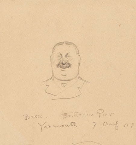 Unknown male singer, Brittania Pier, Great Yarmouth NPG D43086