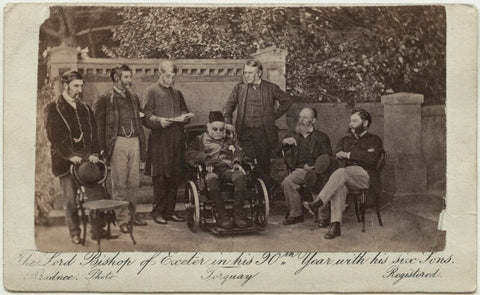 The Lord Bishop of Exeter in his 90th Year with his six Sons NPG x128690