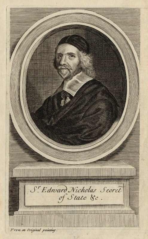 Sir edward nicholas npg d29807