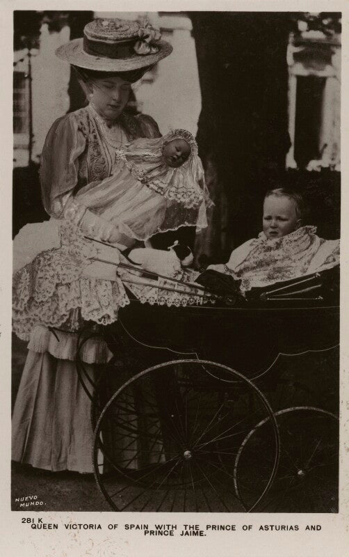 Ena, queen of spain infantes jaime and alfonso npg x74464