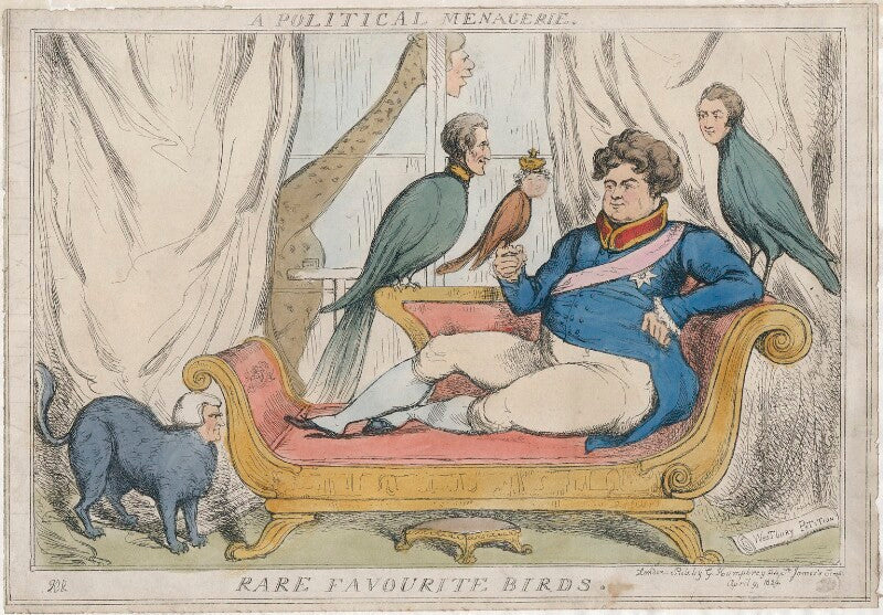 A political menagerie. rare favourite birds npg d48758