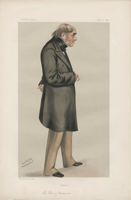 Sir henry bessemer ('men of the day. no. 231.') npg d43984