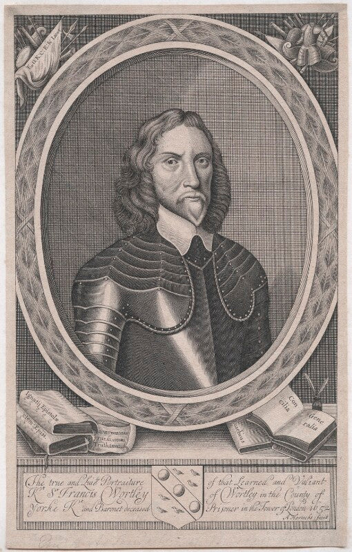 Sir francis wortley, 1st bt npg d43292
