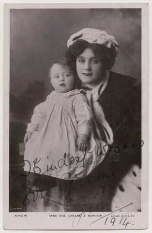 Evie Greene with her nephew NPG x198116