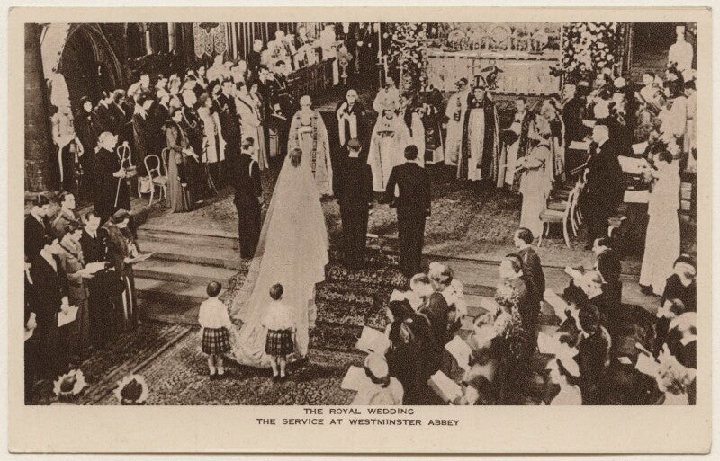 'the royal wedding: the service at westminster abbey' npg x193011