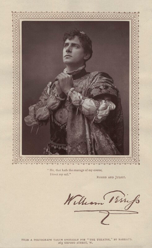 William terriss (william charles james lewin) as romeo in 'romeo & juliet' npg x13222