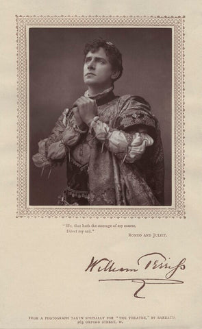 William Terriss (William Charles James Lewin) as Romeo in 'Romeo & Juliet' NPG x13222