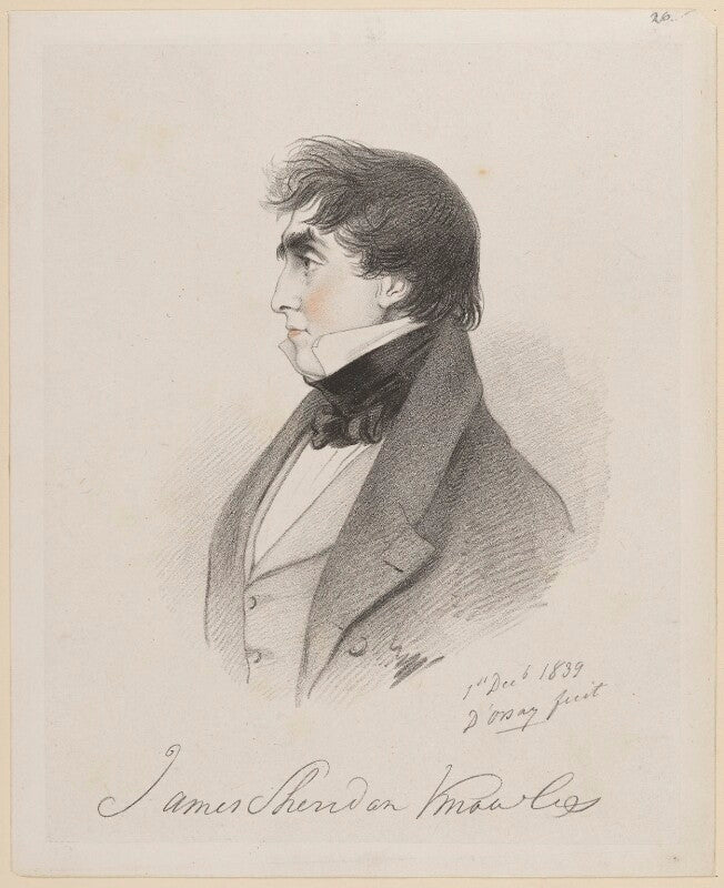 James sheridan knowles npg d46238