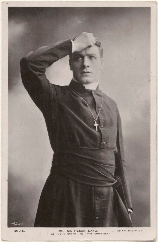 (alexander) matheson lang as john storm in 'the christian' npg x196030