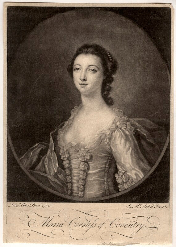 Maria (née gunning), countess of coventry npg d2508
