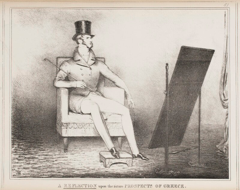 Leopold i, king of the belgians ('a reflection upon the future prospects of greece') npg d40986