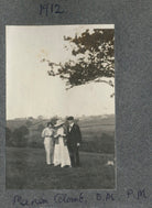 Catherine Colomb (Marie-Louise ('Marion') Reymond (née Colomb)); Lady Ottoline Morrell; Philip Edward Morrell NPG Ax140375