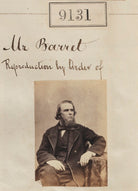 Unknown man ('Reproduction by order of Mr Barret') NPG Ax58953