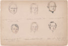 Miss Powell; Mr Vizer; Mr Boyce-Connaught; Miss Dickenson; Mrs Goskar-Lynn and an unknown man NPG D23313(4)